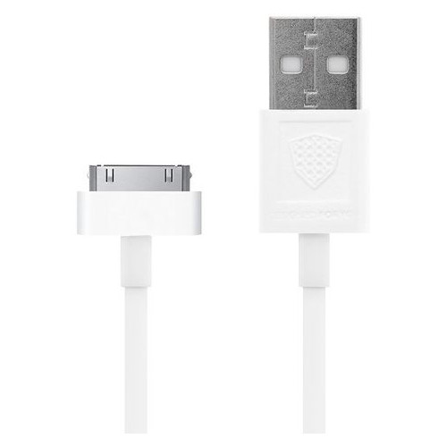 Сетевое зарядное  устройство INKAX CD-08 Travel charger + iPhone4 cable 1USB 1A White фото №3