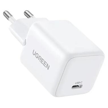 Сетевое зарядное устройство UGREEN 20W USB-C GaN Fast Charger EU (UGR-55554) фото №1