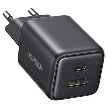 Сетевое зарядное устройство UGREEN X514 20W 2-Port GaN Fast Charger EU black (UGR-65737) фото №3