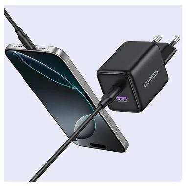 Сетевое зарядное устройство UGREEN X516 30W 2-Port GaN Fast Charger EU Black (UGR-65014) фото №5