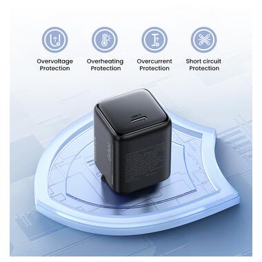 Сетевое зарядное устройство UGREEN X517 25W USB-C GaN Fast Charger Black (UGR-65736) фото №10