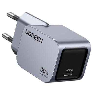 Зарядное устройство Ugreen USB-C PD30W GaN X703 gray фото №3