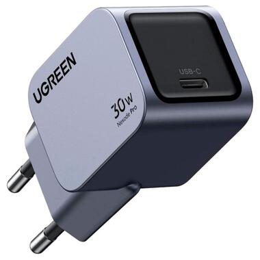 Зарядное устройство Ugreen USB-C PD30W GaN X703 gray фото №1