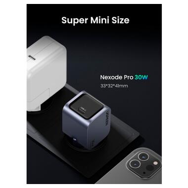 Зарядное устройство Ugreen USB-C PD30W GaN X703 gray фото №6
