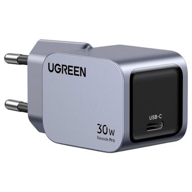 Зарядное устройство Ugreen USB-C PD30W GaN X703 gray фото №2