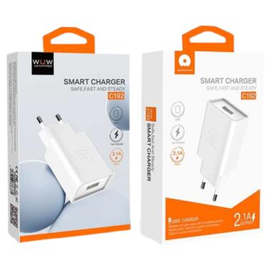 Сетевое зарядное устройство WUW-C192 10W Single USB Charger (WUW-C192) фото №2