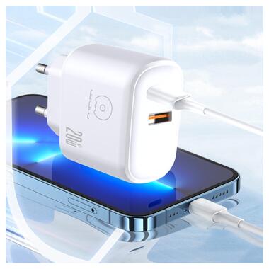 Сетевое зарядное устройство WUW-C276 PD20W+QC18W (6978749570204) фото №5