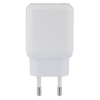 Мережевий зарядний пристрій живлення для телефону та планшета XPRO N5 PD20W QC3.0 білий (33255-01) фото №3