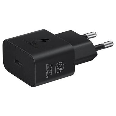 Сетевое зарядное устройство Samsung 25W Power Adapter (w/o cable) Black (EP-T2510NBEGEU) фото №2