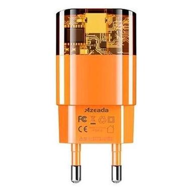 Мережевий зарядний пристрій Proda Azeada PD-A88 33W GAN Orange фото №2
