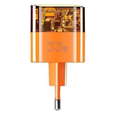 Мережевий зарядний пристрій Proda Azeada PD-A88 33W GAN Orange фото №4