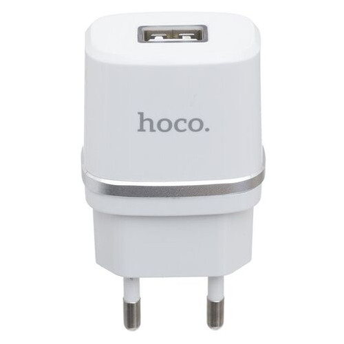Мережевий Зарядний Пристрій Hoco C11 Lightning Колір Білий фото №1
