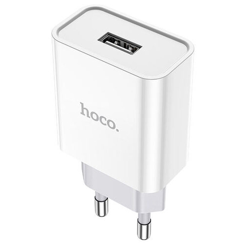 Мережевий зарядний пристрій Hoco C81A White (6931474727930) фото №2