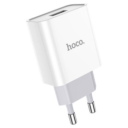 Мережевий зарядний пристрій Hoco C81A White (6931474727947) фото №1