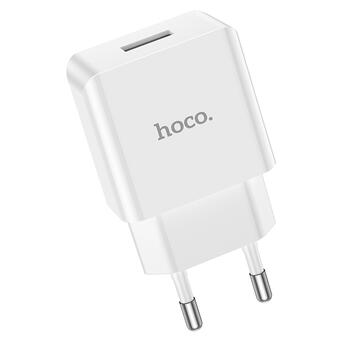 Мережевий зарядний пристрій Hoco C106A Leisure White (6931474783882) фото №4