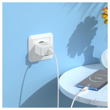 Сетевое зарядное устройство HOCO CS11A Ocean single port charger White (6942007603553) фото №4