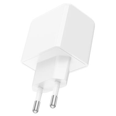 Сетевое зарядное устройство HOCO CS11A Ocean single port charger White (6942007603553) фото №3