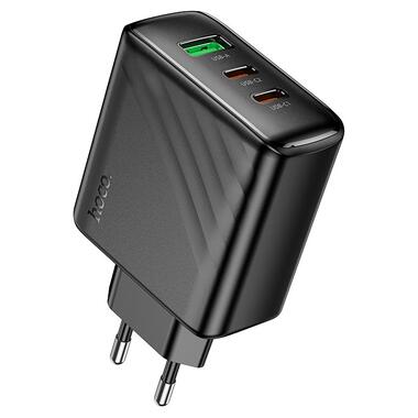 Сетевое зарядное устройство HOCO CS26A Article PD45W(2C1A) charger Black (6942007639811) фото №1