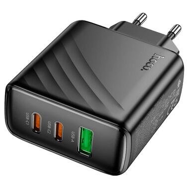 Сетевое зарядное устройство HOCO CS26A Article PD45W(2C1A) charger Black (6942007639811) фото №7