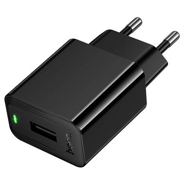 Сетевое зарядное устройство HOCO CS91A Leader single-port charger(EU) Black (6942007670975) фото №3