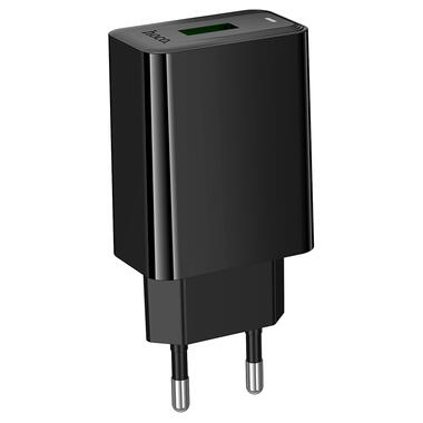 Сетевое зарядное устройство HOCO CS92A Leader single port QC3.0 charger(EU) Black (6942007671033) фото №5