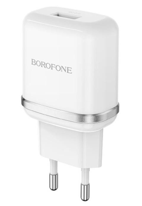 Зарядний пристрій Borofone BA36A High White (BA36ACW) фото №1