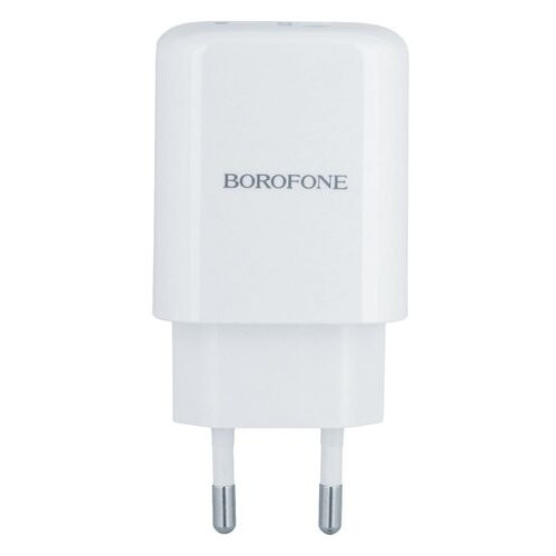 Зарядний пристрій Borofone BN4 PD 20W QC3.0 Білий фото №1