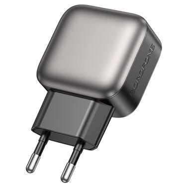 Сетевое зарядное устройство BOROFONE BAS51A Absolute dual-port charger Black (6941991116100) фото №4