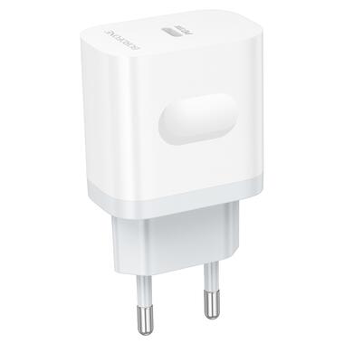 Сетевое зарядное устройство BOROFONE BA99A Breeze single port PD20W charger White (6941991121357) фото №4