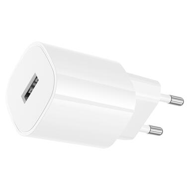 Сетевое зарядное устройство BOROFONE BA101A Pudding single port charger (EU) White (6941991124013) фото №6