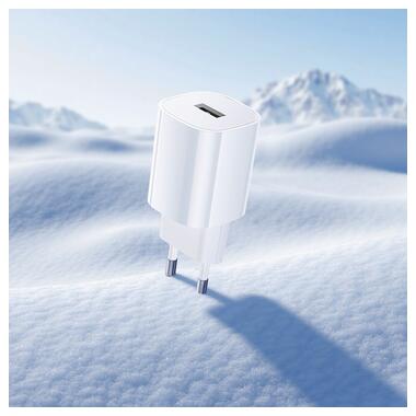 Сетевое зарядное устройство BOROFONE BA101A Pudding single port charger (EU) White (6941991124013) фото №9