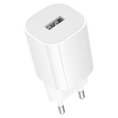 Сетевое зарядное устройство BOROFONE BA101A Pudding single port charger (EU) White (6941991124013) фото №5