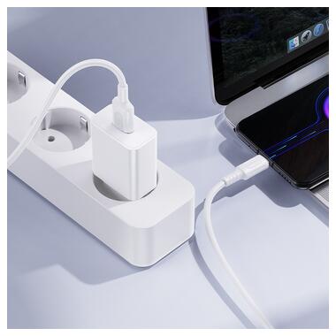 Сетевое зарядное устройство BOROFONE BA110A Lemi single port charger set (Micro) (EU) White (6941991126956) фото №8