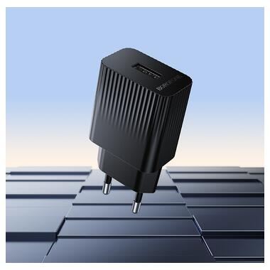 Сетевое зарядное устройство BOROFONE BAS71A Source single-port charger Black (6941991122552) фото №5