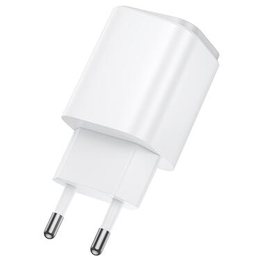 Сетевое зарядное устройство BOROFONE BAS81A Star dual-port charger (EU) White (6941991126635) фото №4