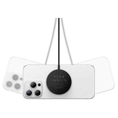 Беспроводное зарядное устройство BOROFONE BQ41 Glory 3-in-1 magnetic wireless fast charging Black (6941991125553) фото №4