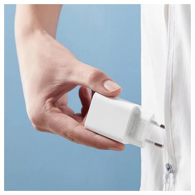 Сетевое зарядное устройство Xiaomi Mi Charger 20W Type-C QC3.0 (AD201EU) (BHR4927GL) EU Plug фото №4