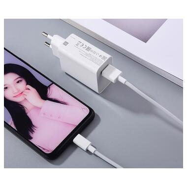 Сетевое зарядное устройство Xiaomi Wall Charger 67W White + USB-C (BHR4935CN)  фото №4