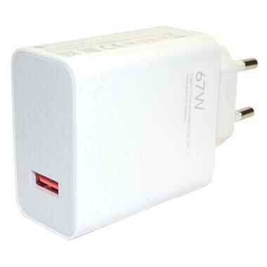 Сетевое зарядное устройство Xiaomi Wall Charger 67W White + USB-C (BHR4935CN)  фото №2