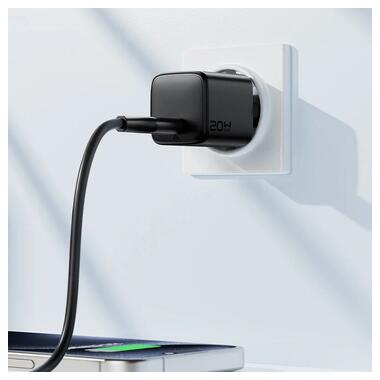 Сетевое зарядное устройство ACEFAST A117 PD20W mini GaN fast charger set(P16)black  Black (6974316286509) фото №5