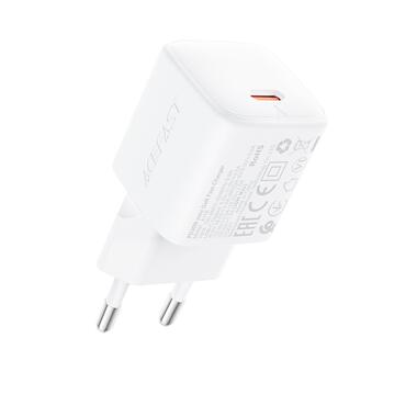 Сетевое зарядное устройство ACEFAST A118 PD30W mini GaN USB-C fast charger (6974316285366) фото №1