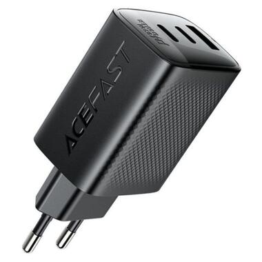 Сетевое зарядное устройство ACEFAST A108 PD67W GaN (2*USB-C+USB-A) charger Black (6974316284048) фото №4