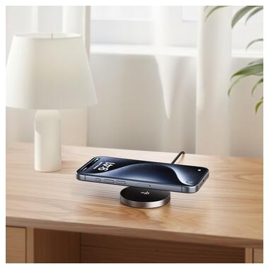 Беспроводное зарядное устройство ACEFAST E24 QI2 desktop magnetic wireless charger with cable Metal Gray (6974316284758) фото №7