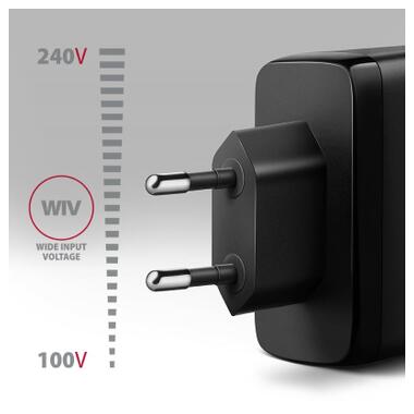 Зарядное устройство AXAGON 1xUSB + 2xUSB-C 100W QC4+ PD3.0 PPS black (ACU-DPQ100) фото №4