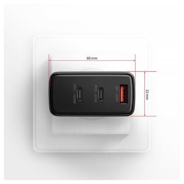Зарядное устройство AXAGON 1xUSB + 2xUSB-C 100W QC4+ PD3.0 PPS black (ACU-DPQ100) фото №2