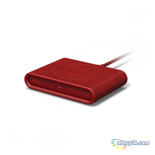Зарядний пристрій iOttie iON Wireless Fast Charging Pad Mini 10W Red (CHWRIO103RD) фото №1
