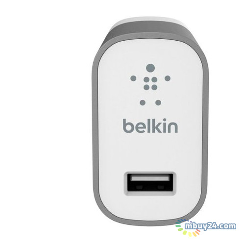 Сетевое зарядное устройство Belkin Mixit Premium F8M731vfGRY Gray фото №1
