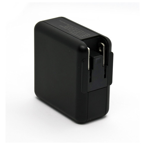 Зарядний пристрій HQ-Tech 65W GaN Global Travel Charger, 3-Port USB, PD, 65W, AC220V, Black, Box фото №4