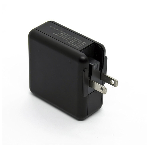 Зарядний пристрій HQ-Tech 65W GaN Global Travel Charger, 3-Port USB, PD, 65W, AC220V, Black, Box фото №5