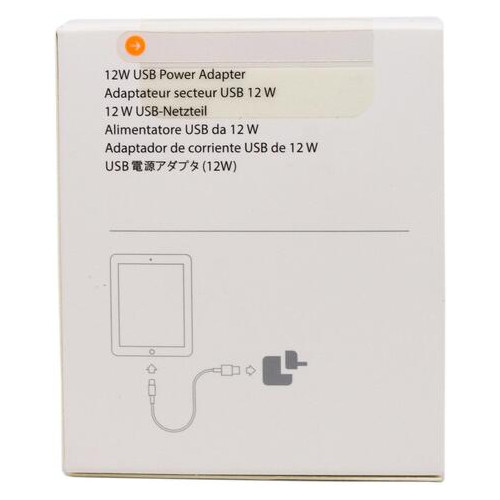 Зарядний пристрій Apple 12W USB (ARM43385) фото №8